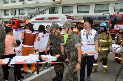 지난 14일, 민관군 합동 ‘재난대비 긴급구조종합훈련’ 개최